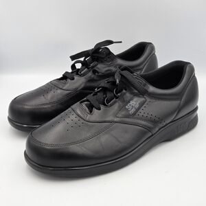 SAS Time Out Black Leather Walking Comfort Shoes Men's Size 12